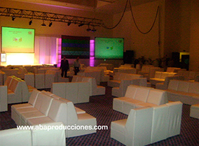 RENTA DE SALAS LOUNGE Y RENTA DE STANDS PARA EVENTOS